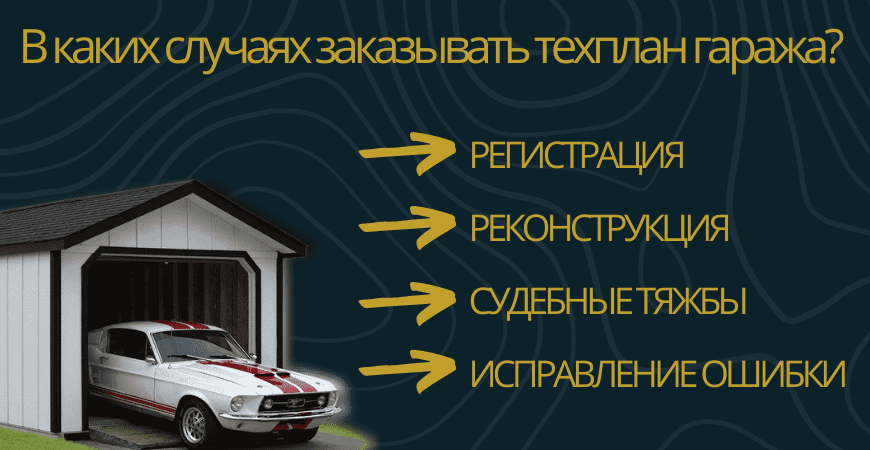 Заказать техплан гаража в Ялуторовске под ключ